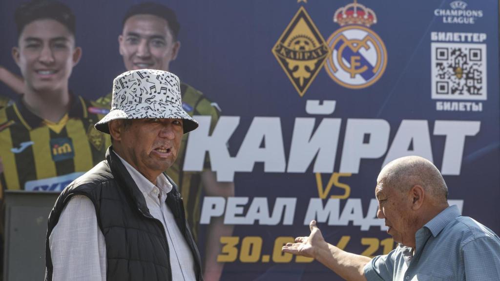 Promotional image of the party between Kaira and Real Madrid in the streets of Almath