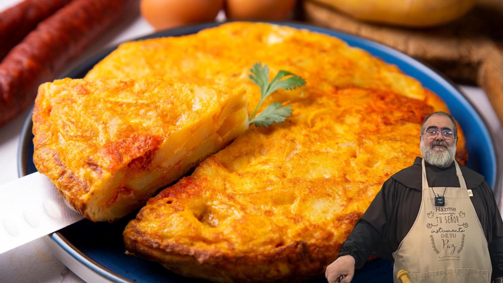 Fray Ángel en un montaje de El Español