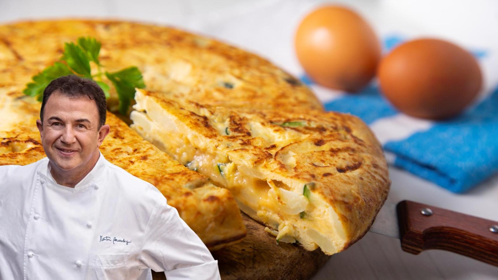 Martín Berasategui, chef, en un montaje de El Español