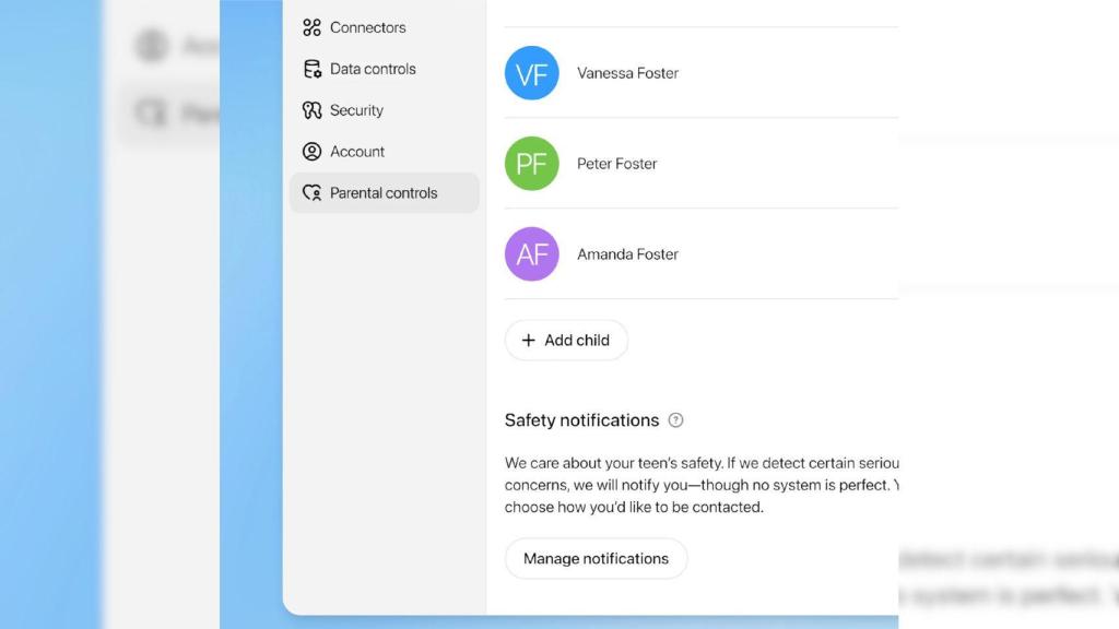 Configuración de notificaciones de seguridad en ChatGPT