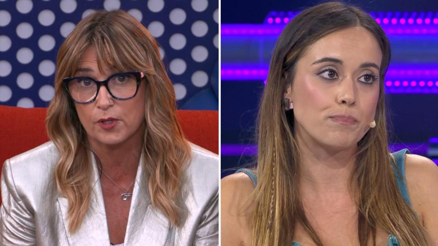 Noemí Galera y Cris Regatero, en un fotomontaje de BLUPER.