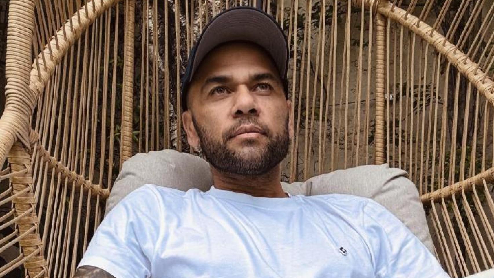Dani Alves, en una foto publicada en redes sociales