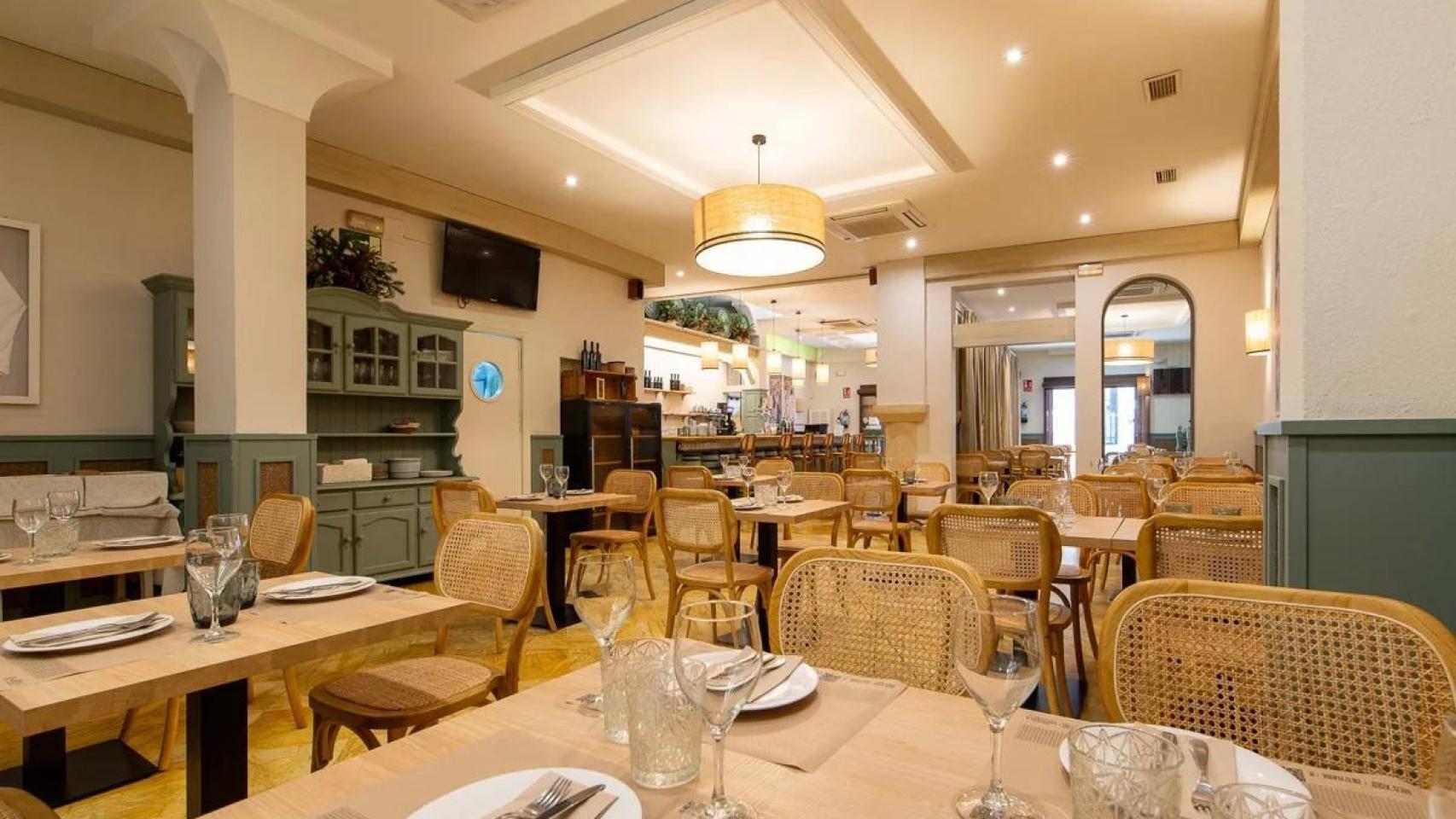 El interior del restaurante cordobés.