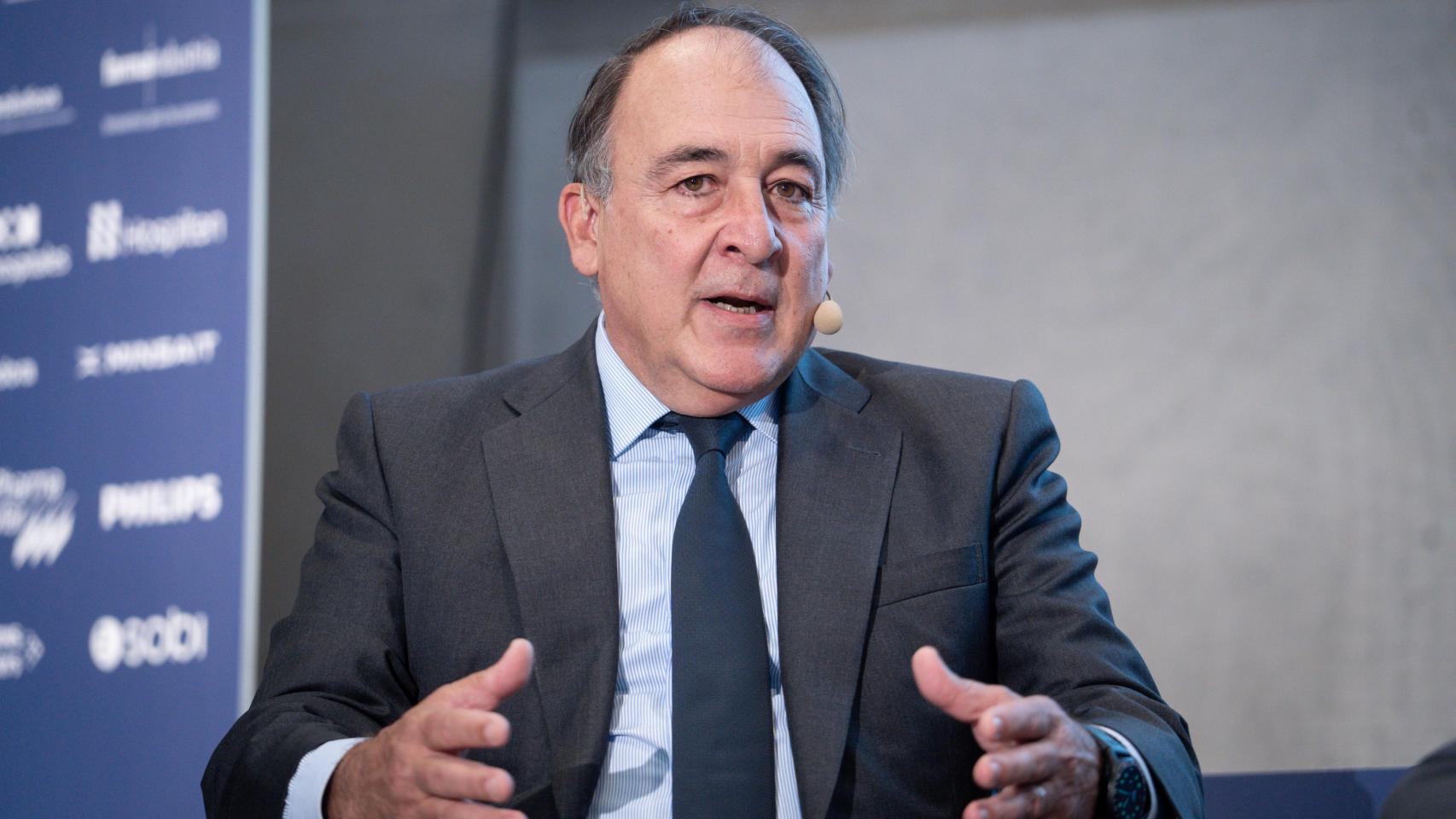 Luis Mora, director general de PharmaMar, en el VI Simposio del Observatorio de la Sanidad de EL ESPAÑOL e Invertia.