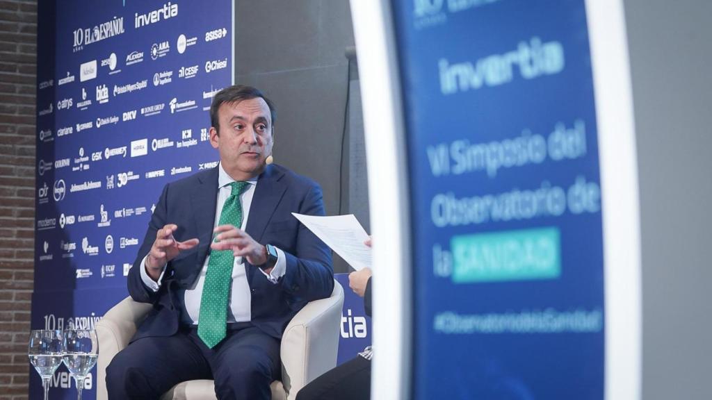 Eduardo Pastor, presidente de Cofares, en el VI Simposio del Observatorio de la Sanidad.