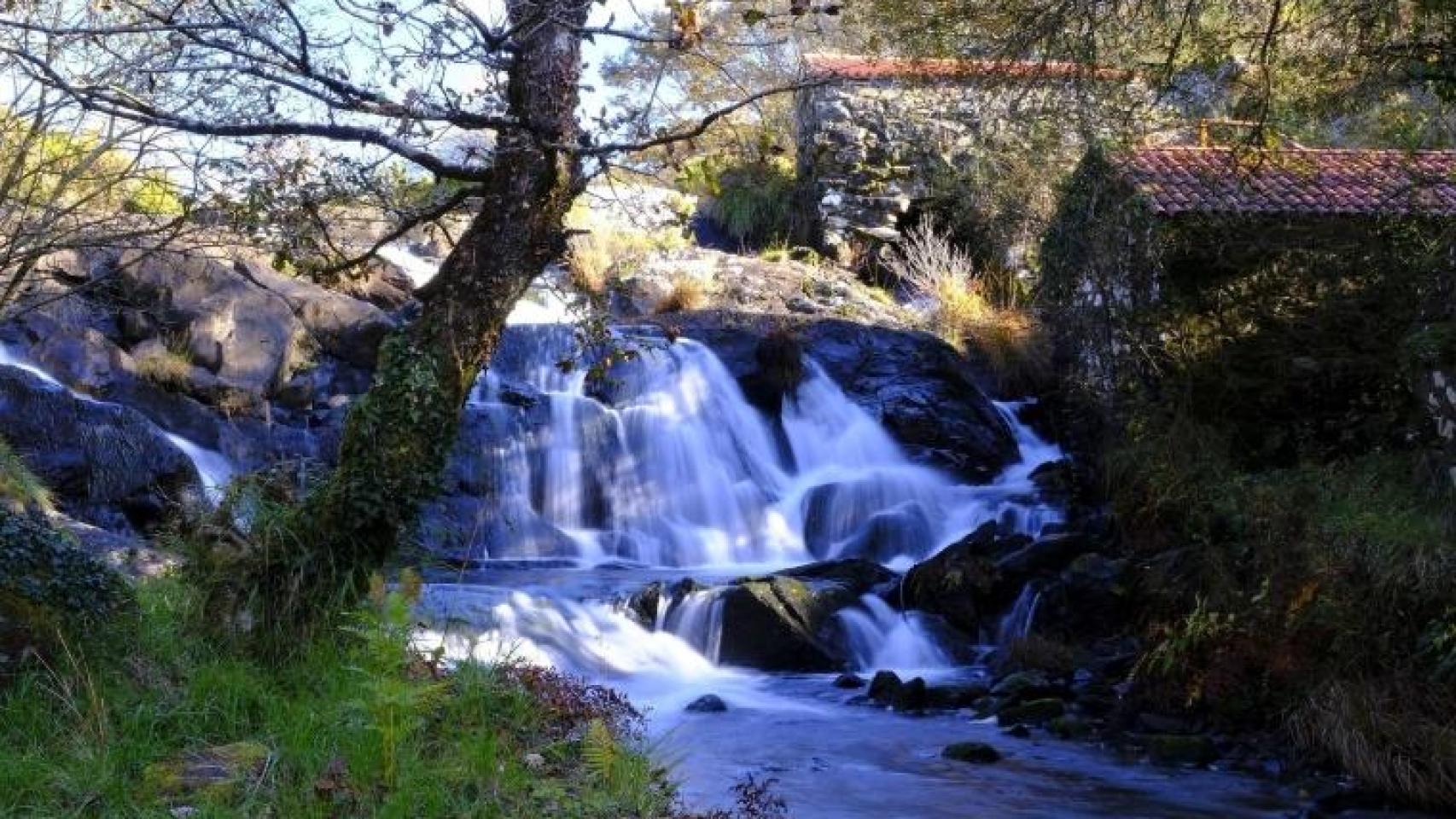 Cascada de Castriz, en Santa Comba (A Coruña)