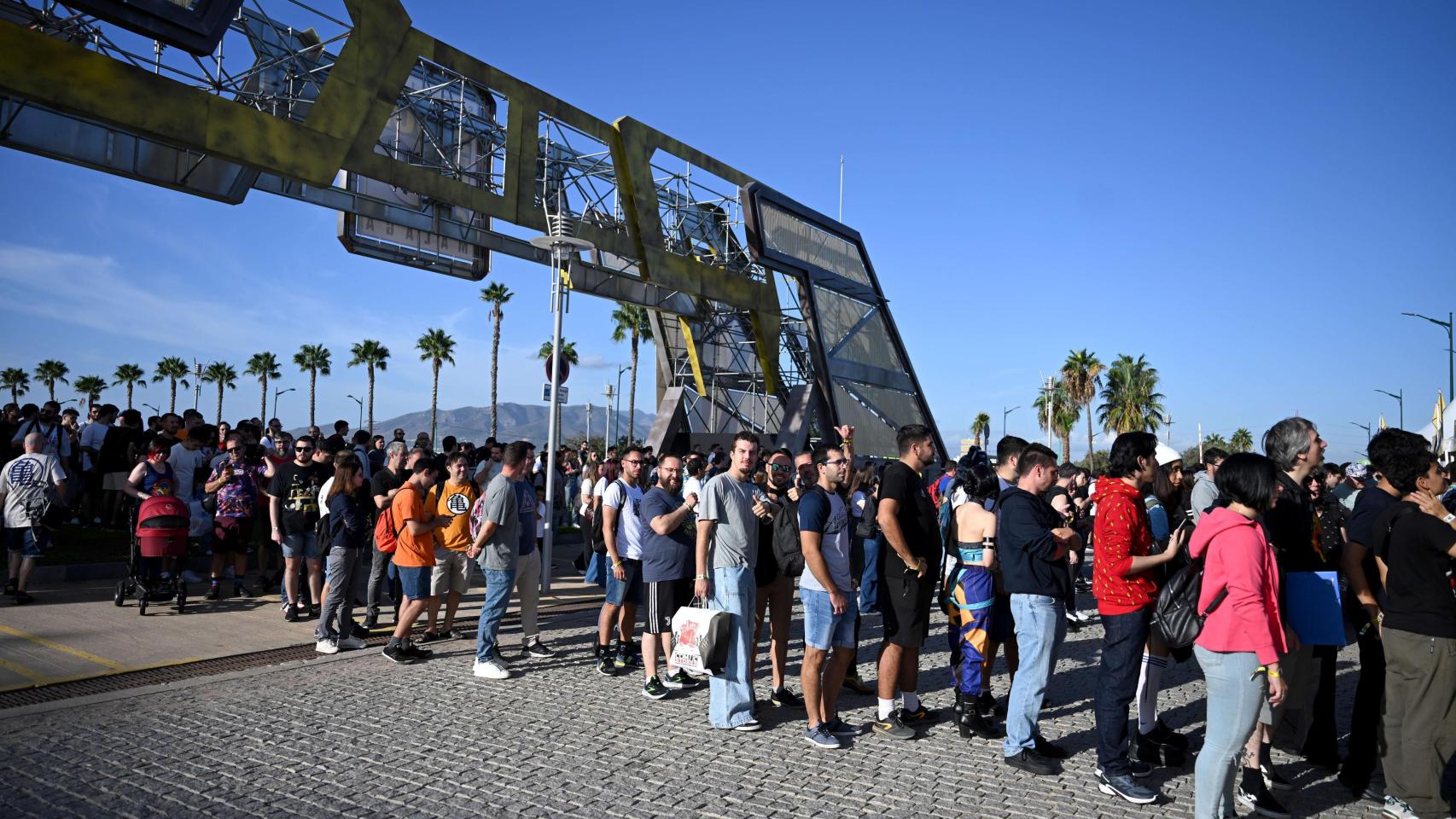 Entrada a la Comic Con de Málaga.