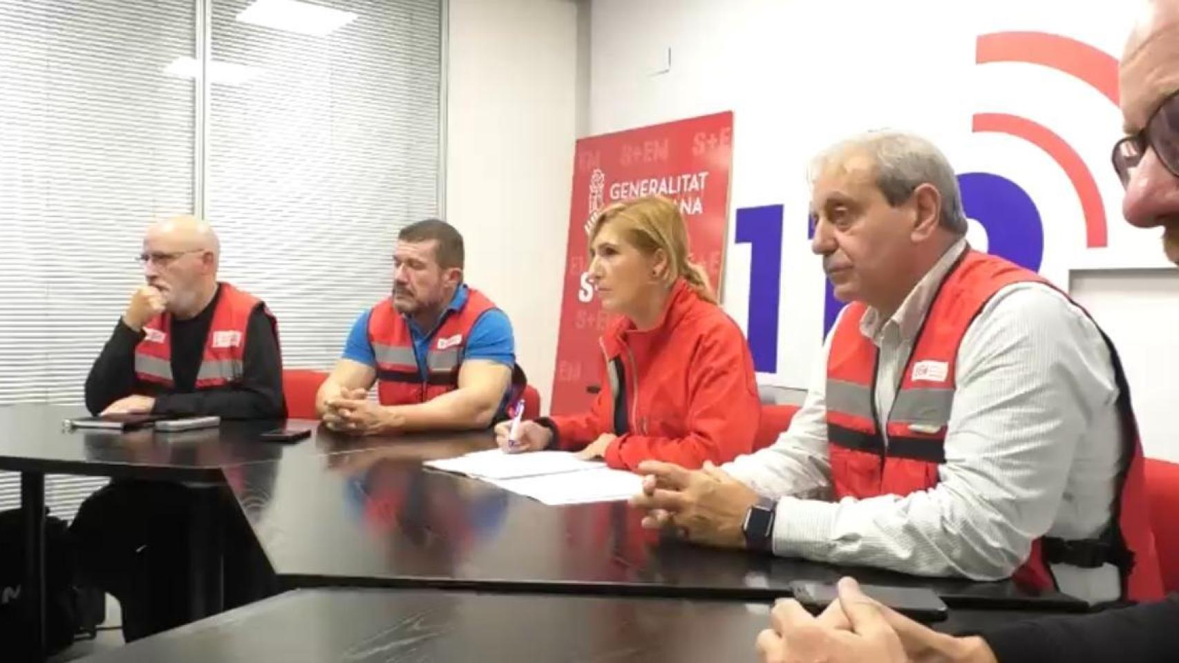 Imagen del Cecopi del día de la dana. EE