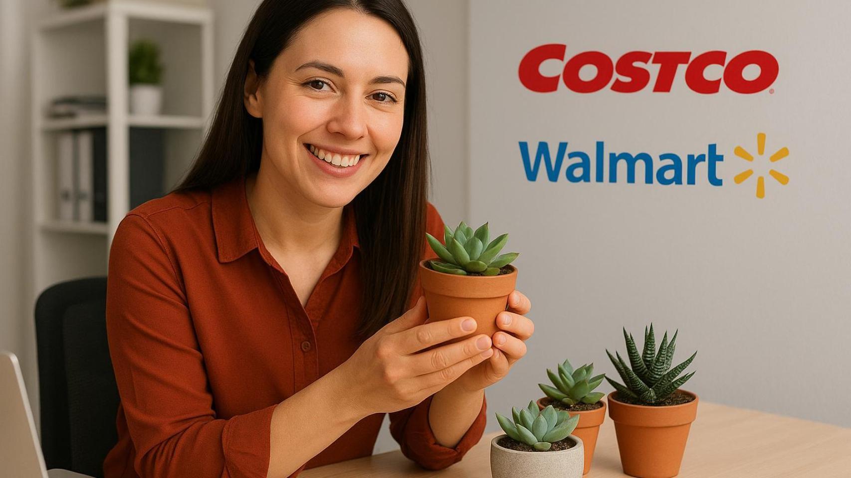 El hermoso terrario de suculentas que conquistó a los clientes de Costco frente a Walmart en Estados Unidos.