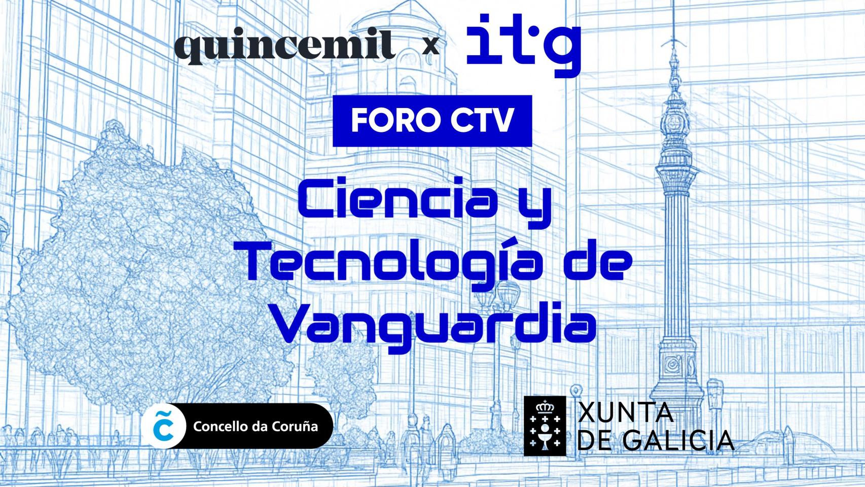 Así será el Foro CTV: Ciencia y Tecnología de Vanguardia en A Coruña este jueves 2 de octubre