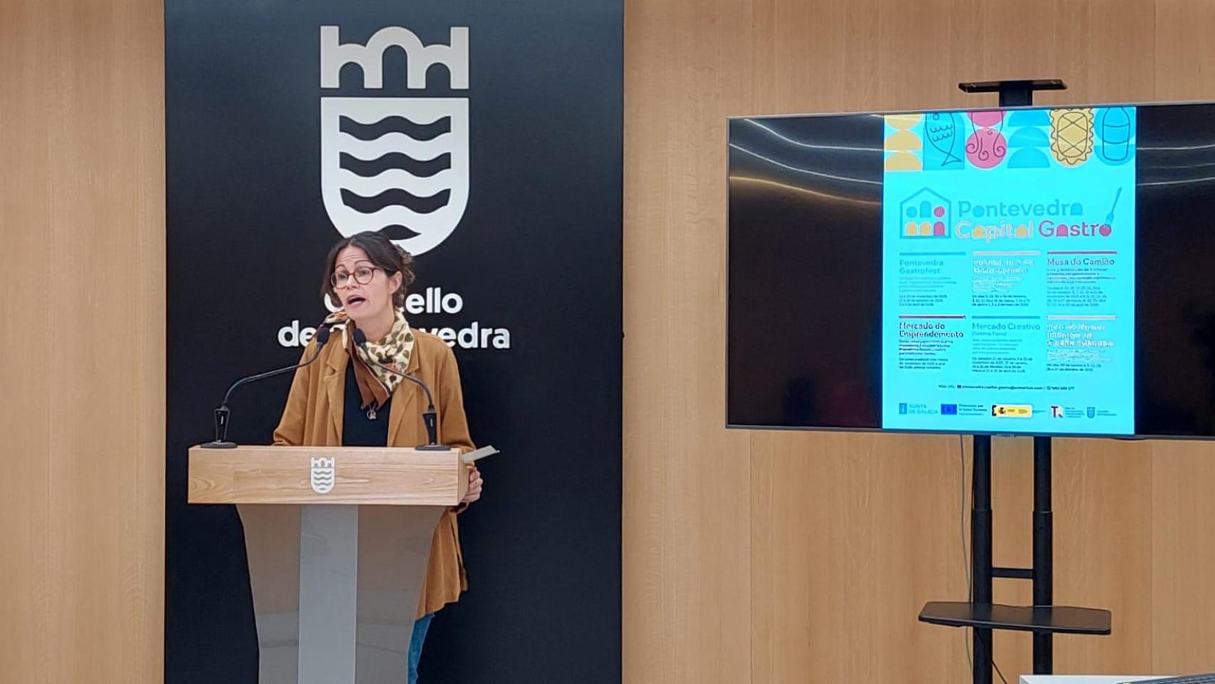 Anabel Gulías presenta en Pontevedra el Capital Gastro.