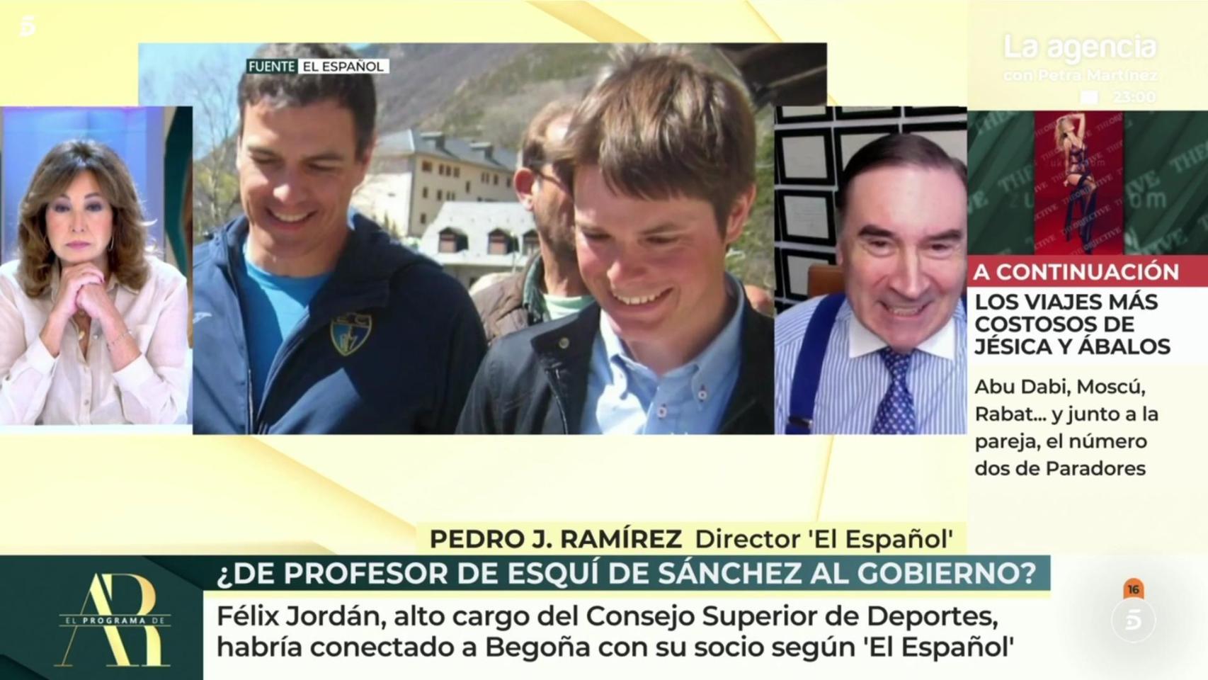 Pedro J. Ramírez, durante su intervención en 'El programa de AR' este miércoles.