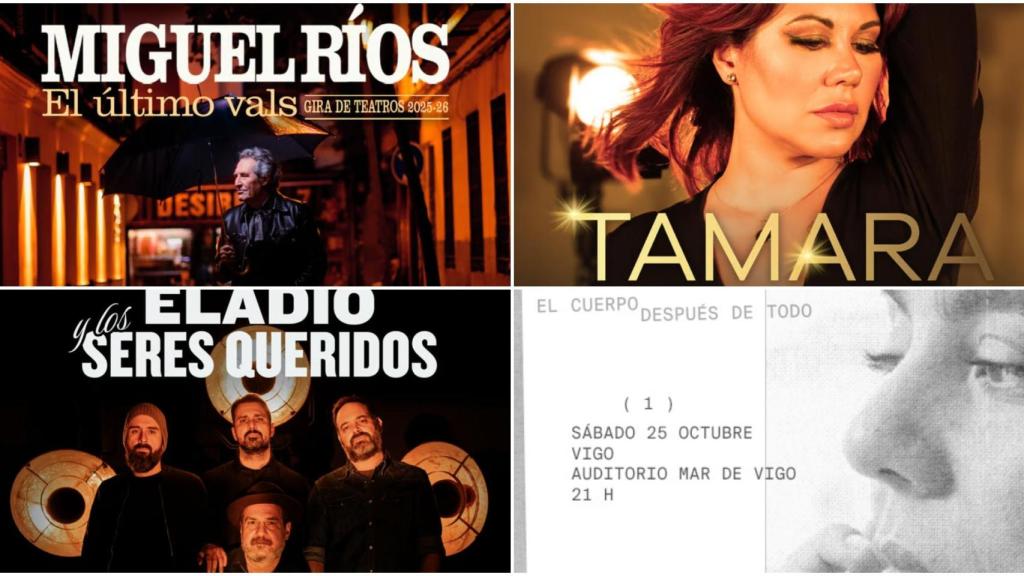 Estos son todos los conciertos que no te podrás perder este octubre 2025 en Vigo
