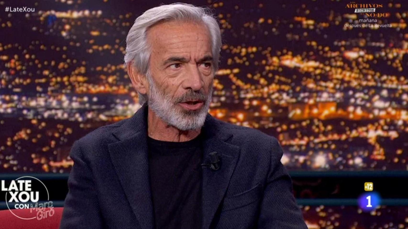 Imanol Arias, invitado de 'Late Xou' este martes.