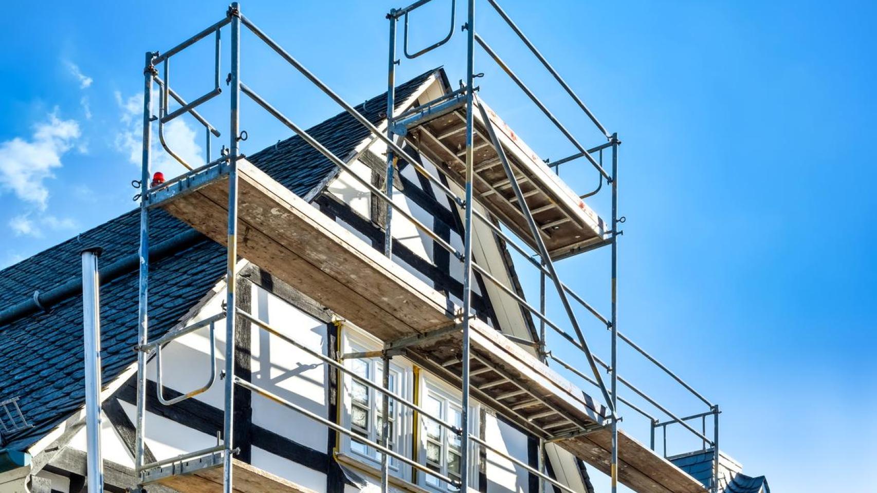 La reforma de una casa.