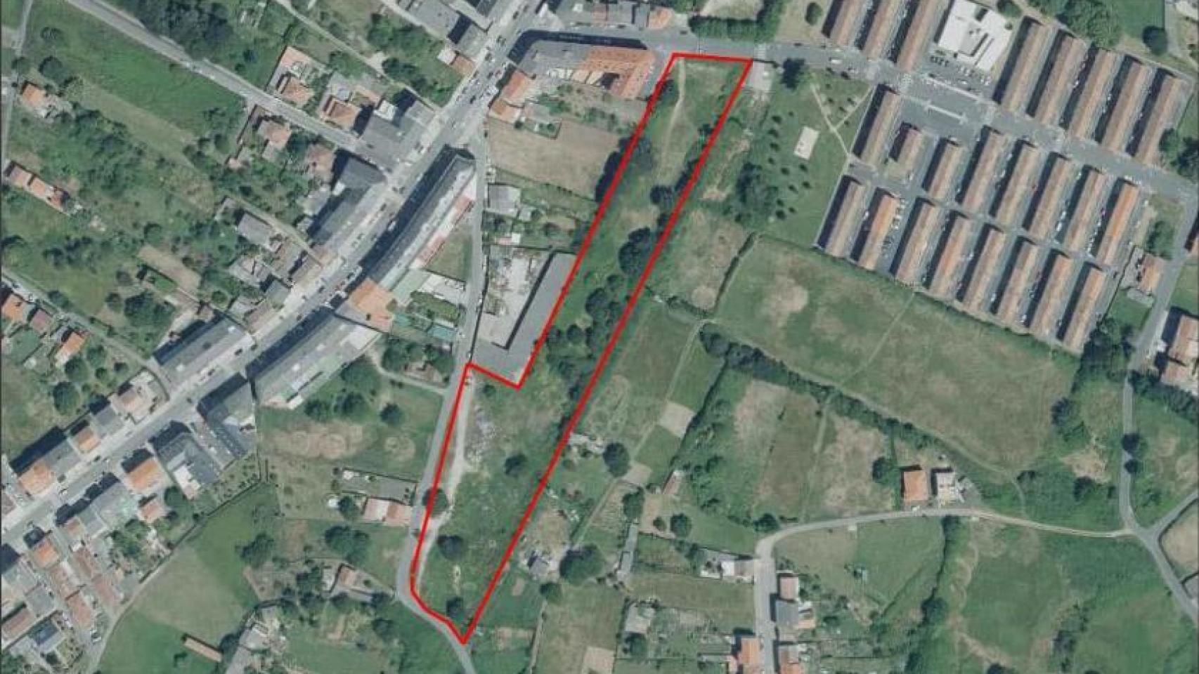 Imagen de mapa donde se ubicará el pulmón verde.