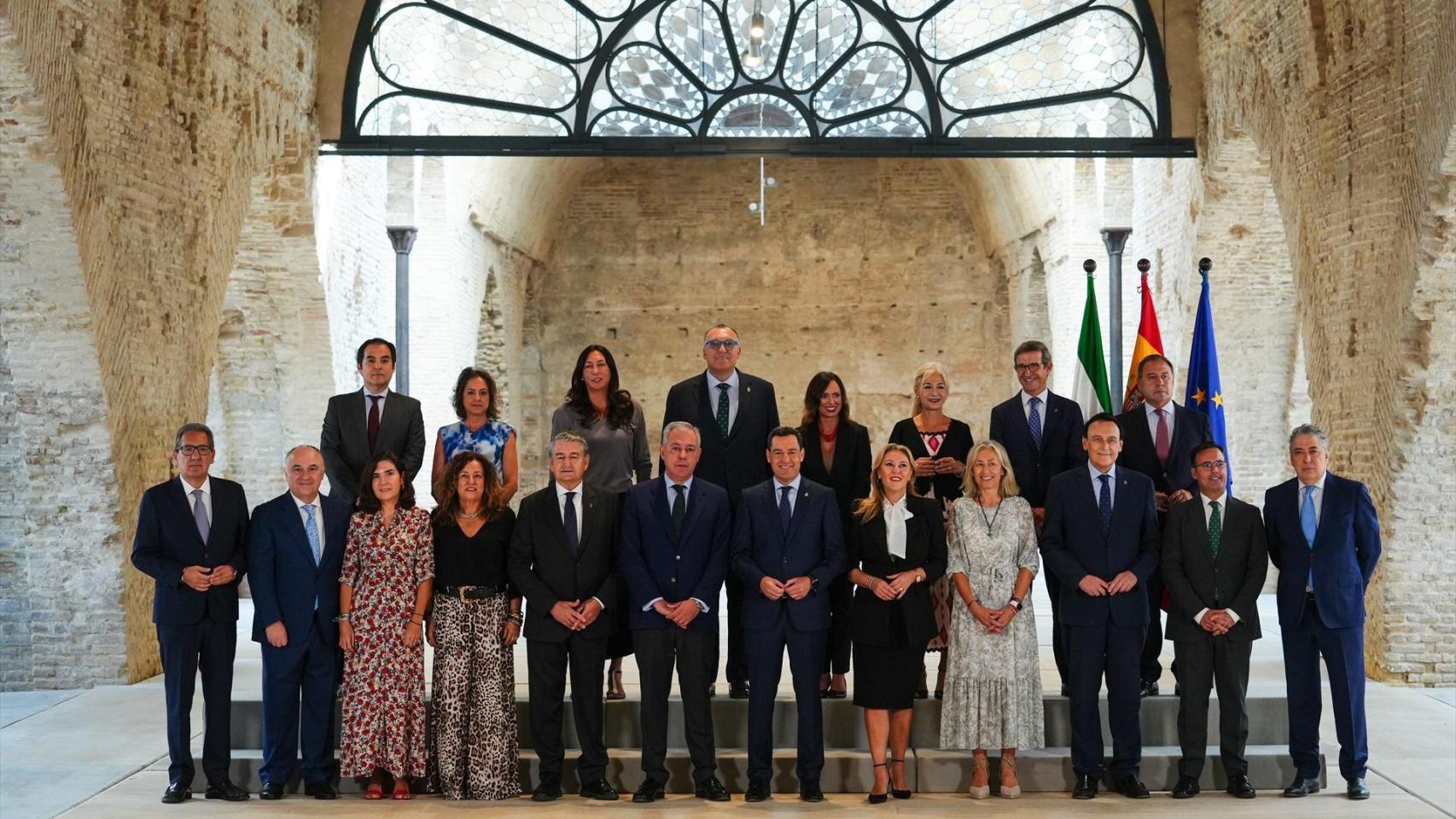 El Consejo de Gobierno, reunido este miércoles en las Atarazanas de Sevilla.