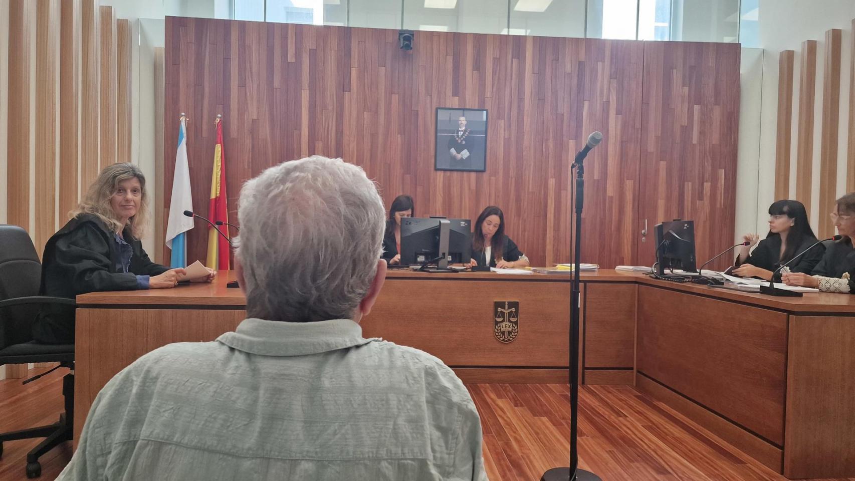 Imagen del acusado durante la vista de conformidad