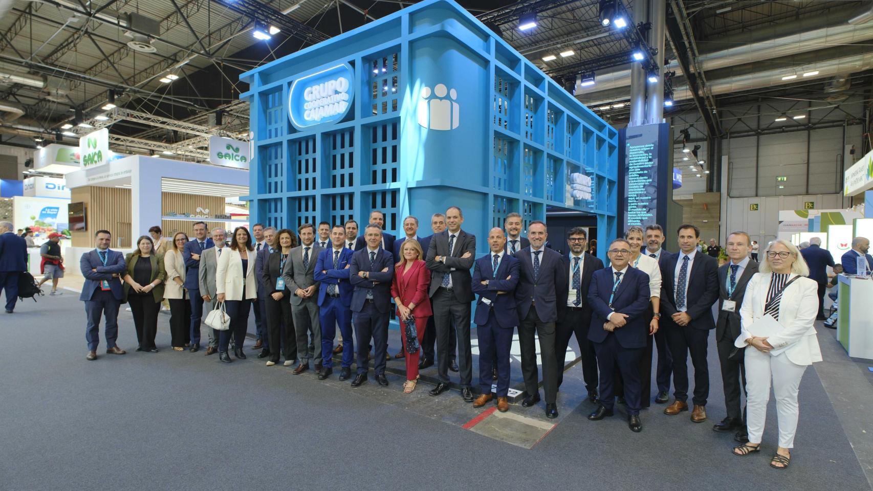 Directivos y profesionales de Grupo Cajamar en Fruit Attraction