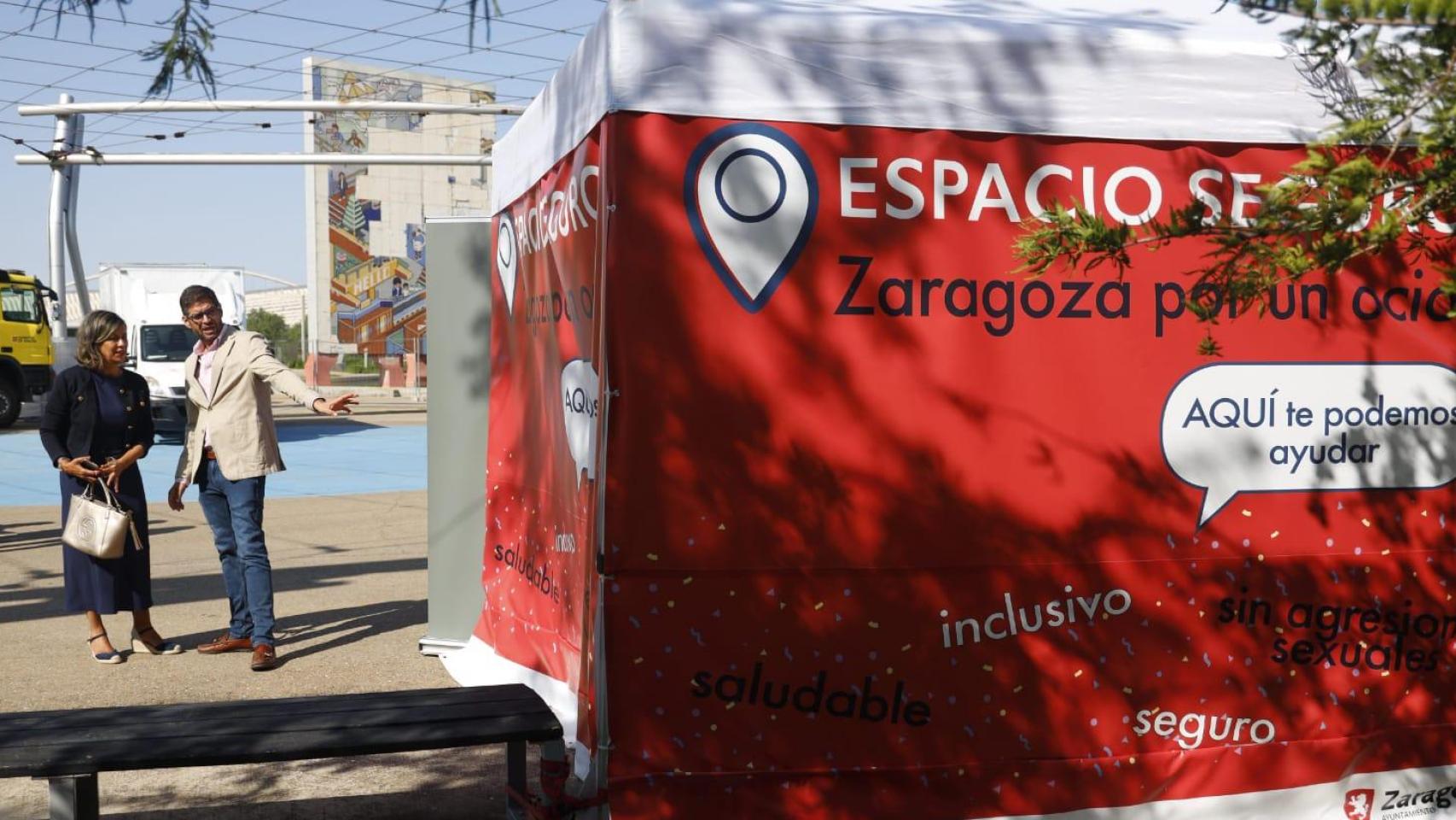 La carpa de Espacio Seguro que se instaló durante el Vive Latino el pasado septiembre