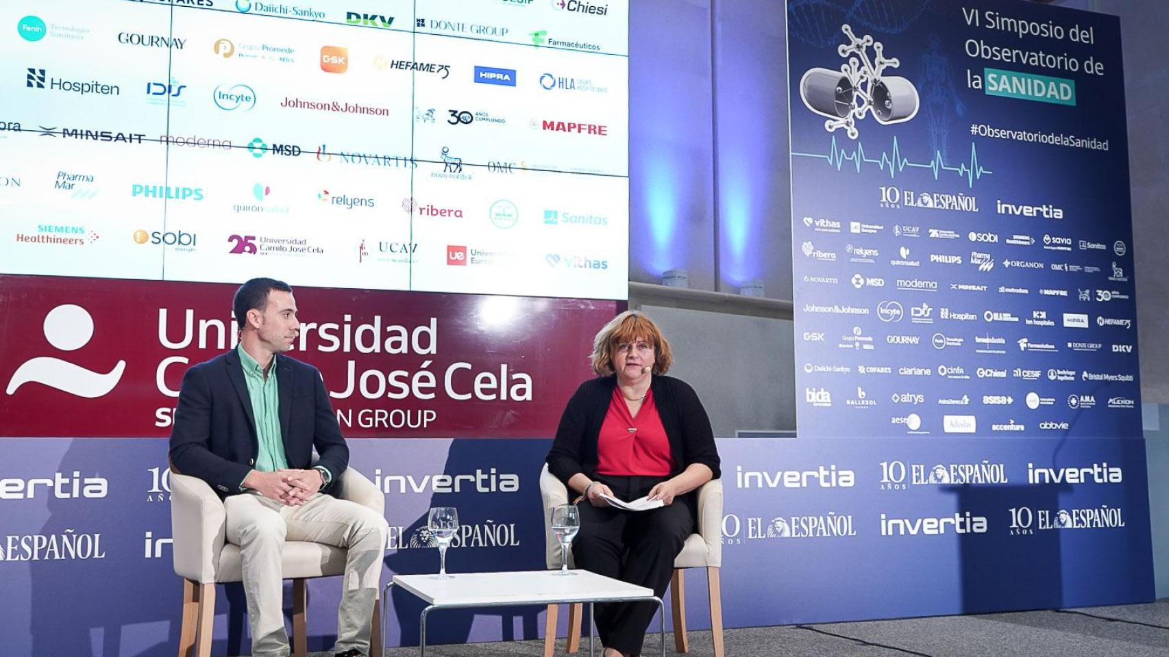 Luis Pérez Pau, CISO del Grupo Ribera, y Laura Prats, Cyber Risk manager de Relyens España.