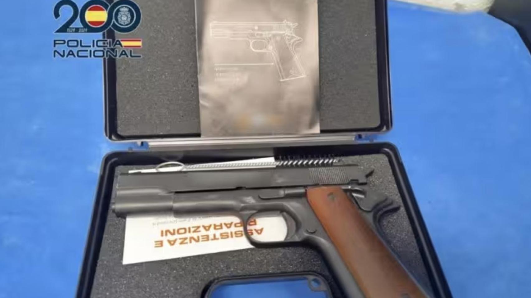 El arma detonadora que usó el DDP de Torrejón.