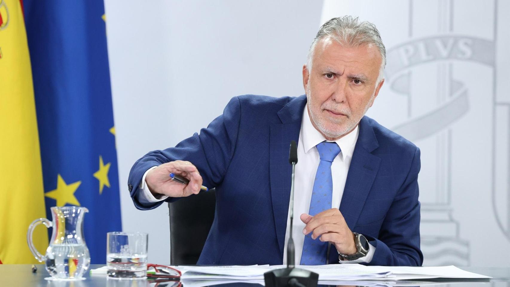 El ministro de Memoria Democrática, Ángel Víctor Torres, tras la reunión del Consejo de Ministros del pasado martes.