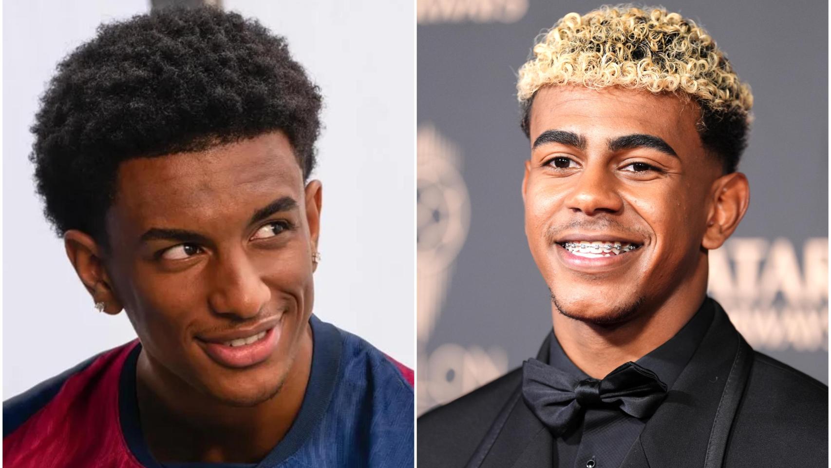 Lamine Yamal y Alejandro Balde