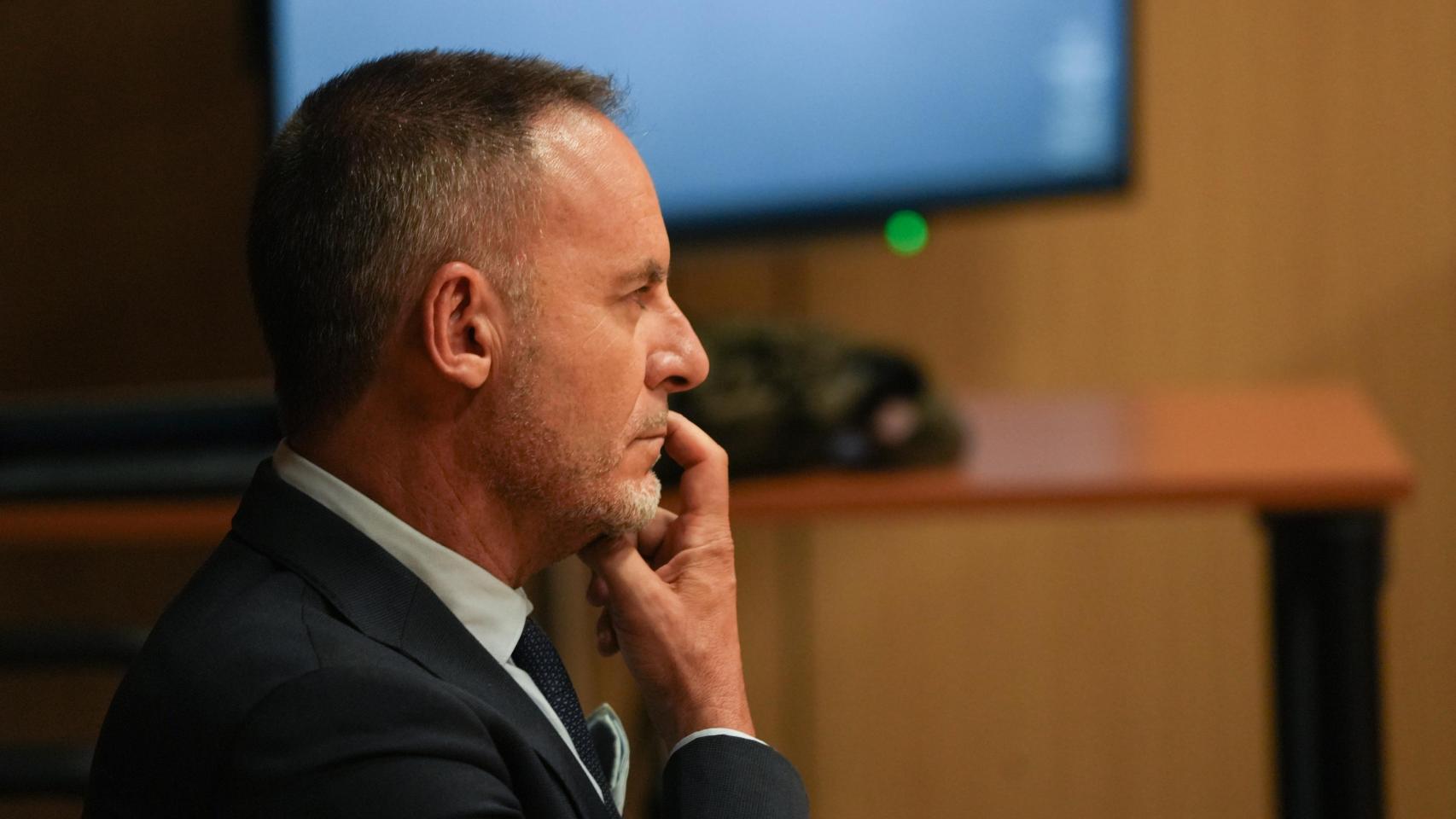 El exinspector del Cuerpo Nacional de Policía Ricardo Ferris, durante el juicio en su contra.