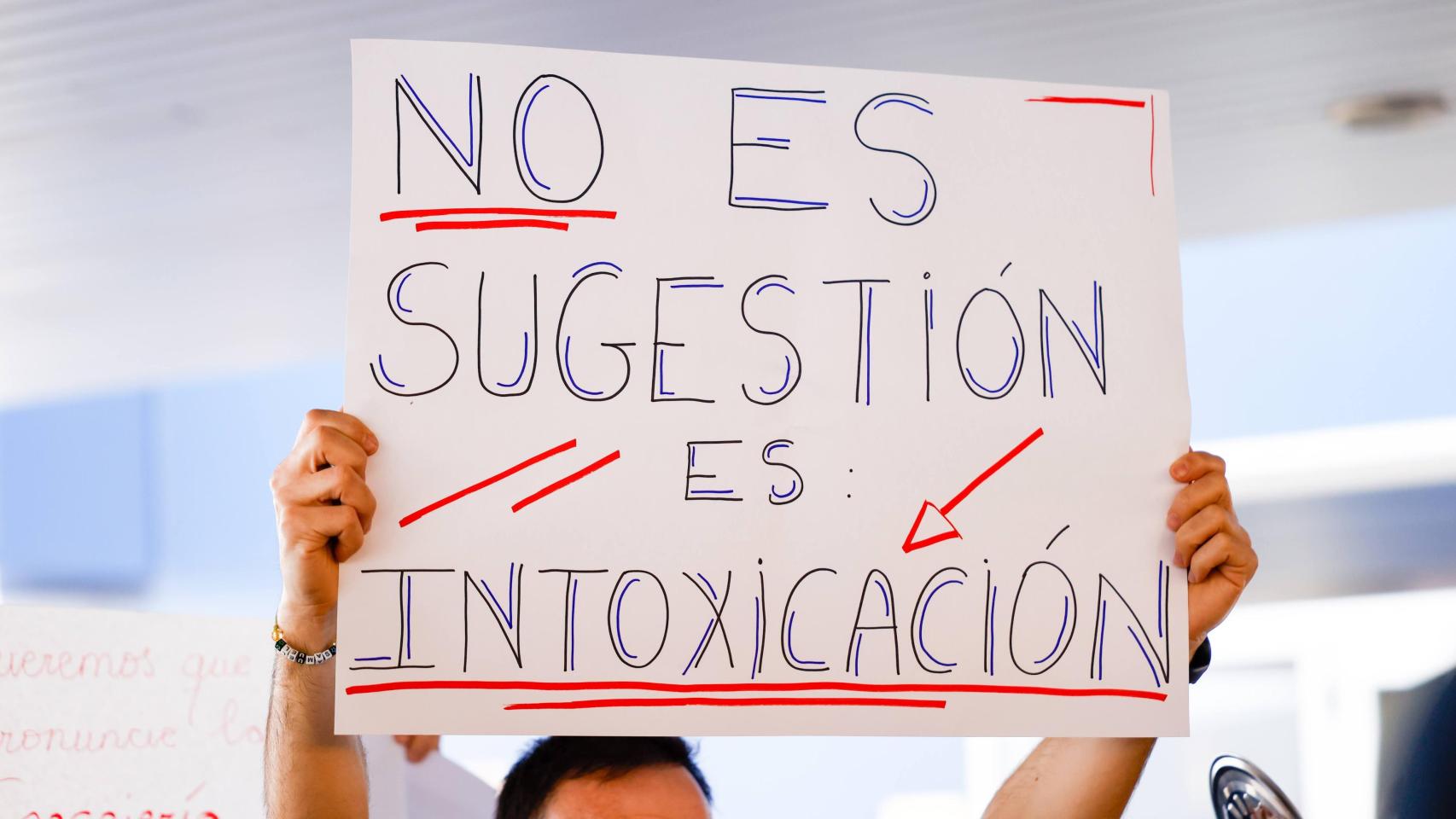 Imagen de la manifestación que se celebró el pasado 21 de febrero en el Hospital Universitario de Toledo (HUT).