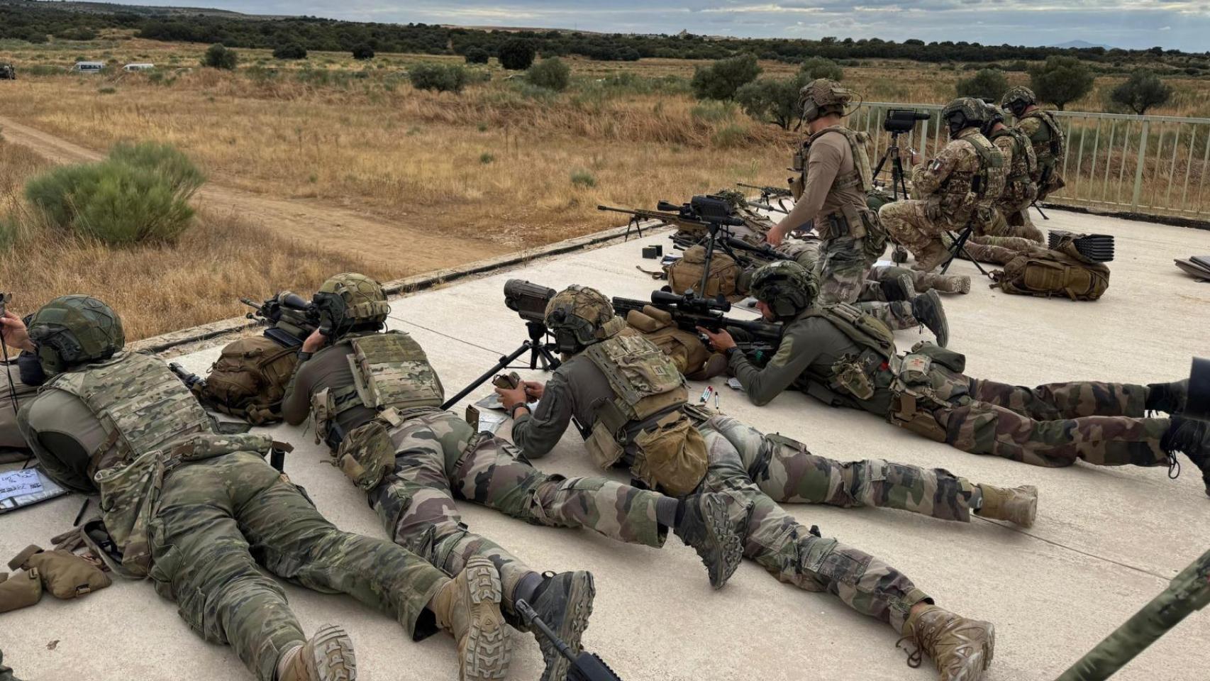 Efectivos de la Brigada Paracaidista del Ejército de Tierra