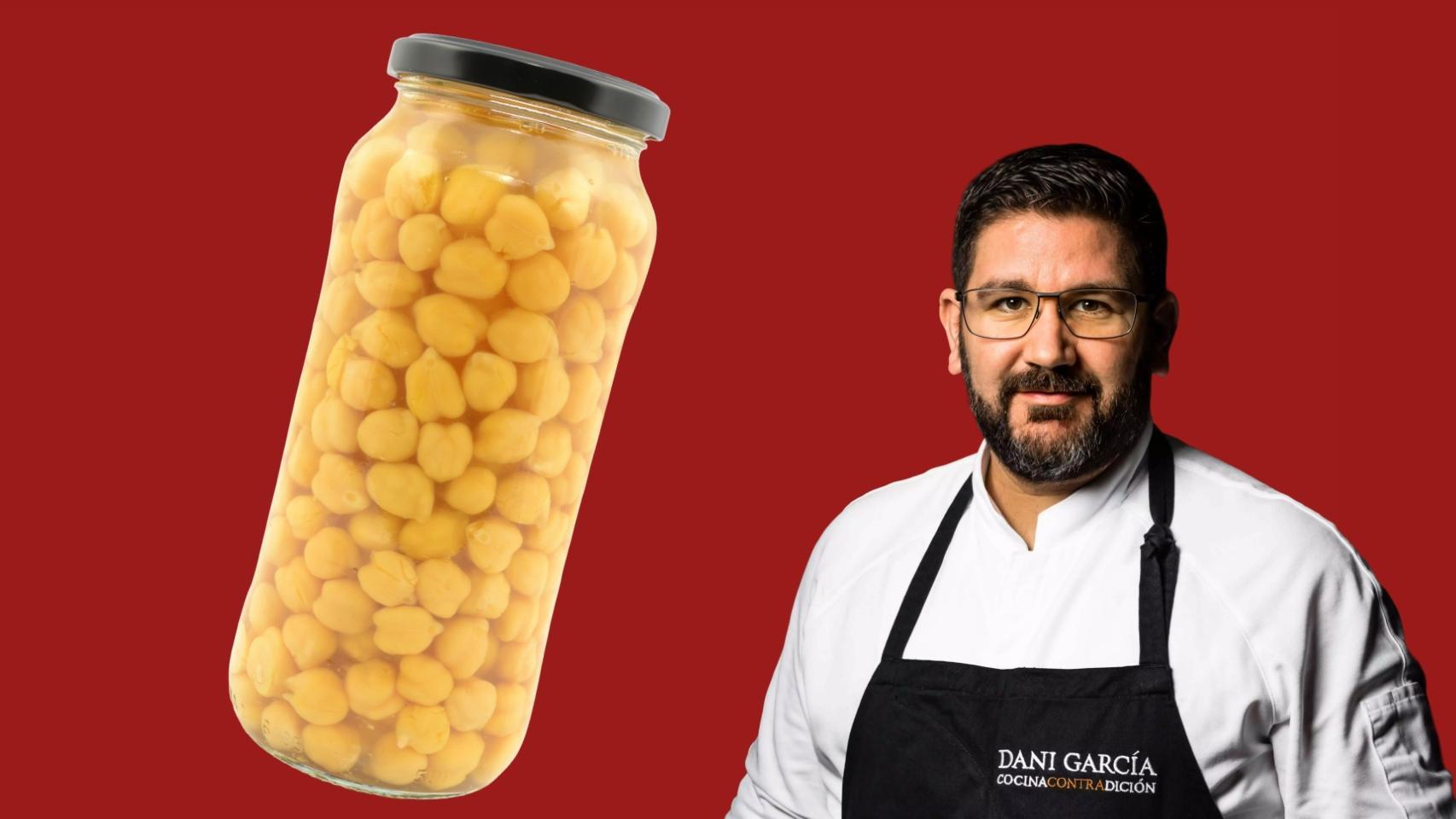 El chef Dani García en un montaje de El Español