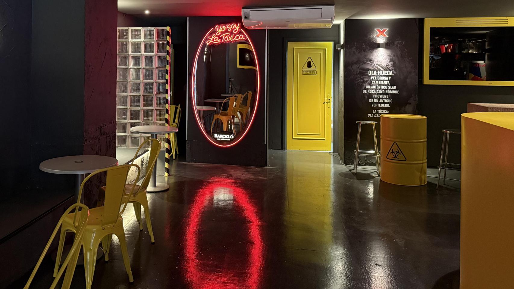 Imagen interior de La Tóxica, en A Coruña.