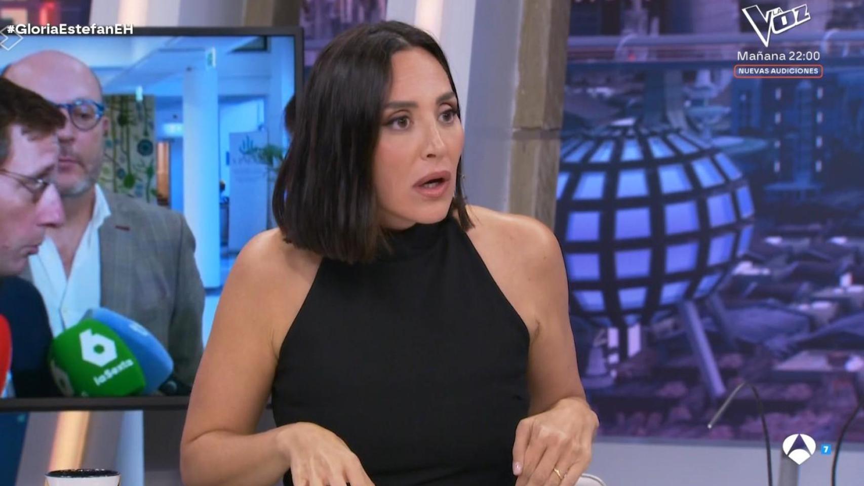 Tamara Falcó, en la tertulia de 'El Hormiguero' de este jueves.