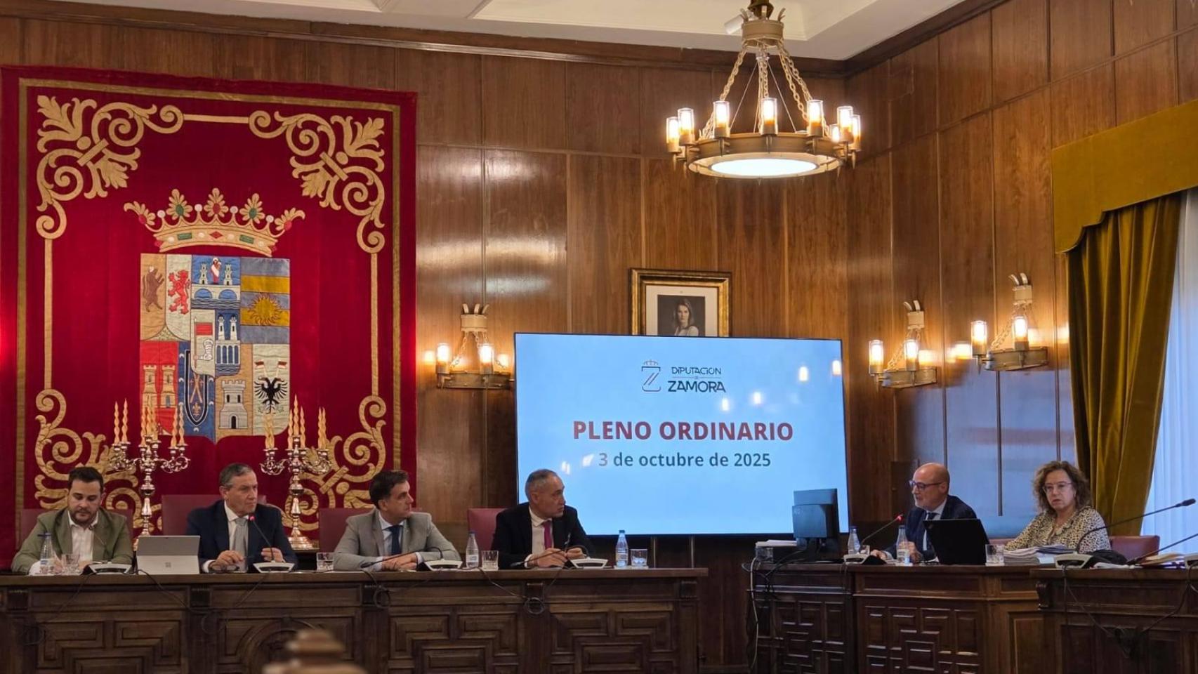 Pleno de la Diputación de Zamora del 3 de octubre