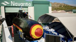 S-82 'Narciso Monturiol' durante su ceremonia de botadura