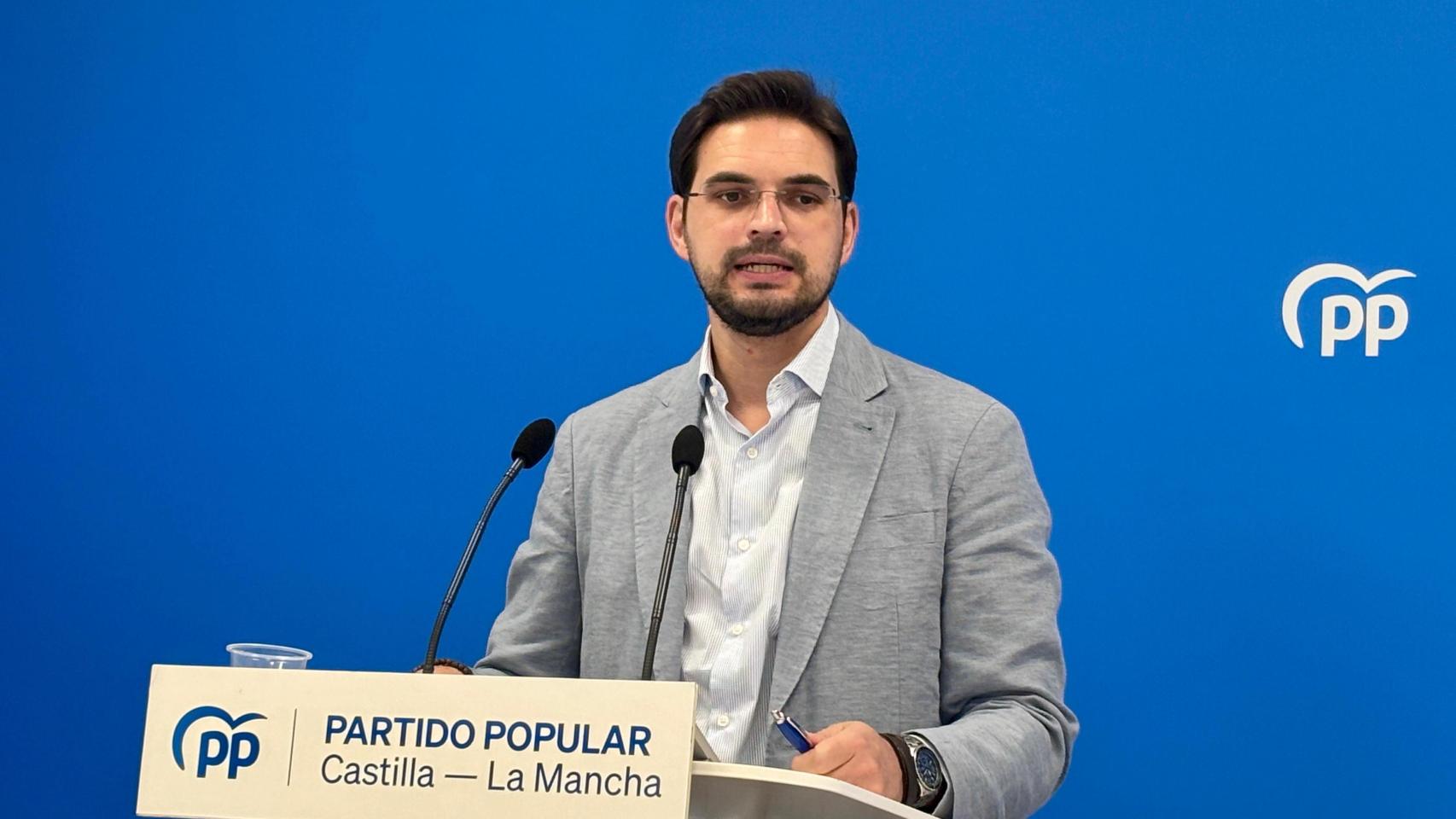 Santiago Serrano, portavoz adjunto y diputado del PP en las Cortes de Castilla-La Mancha.