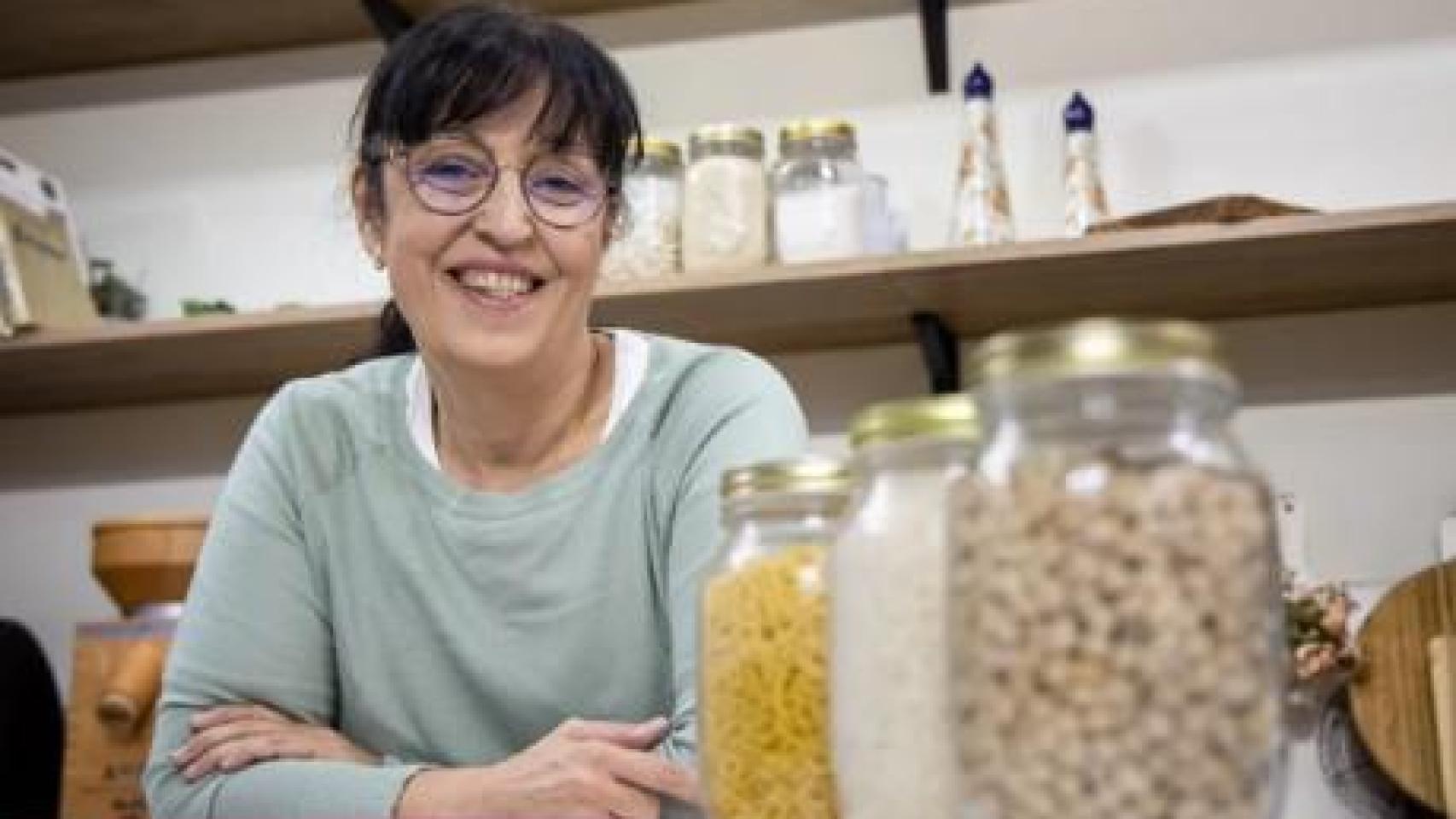 La creadora de contenido gastronómico Anna Terés, en un momento de su entrevista con EFE, con motivo de su segundo libro ‘La cocina de Anna recetas fáciles’.