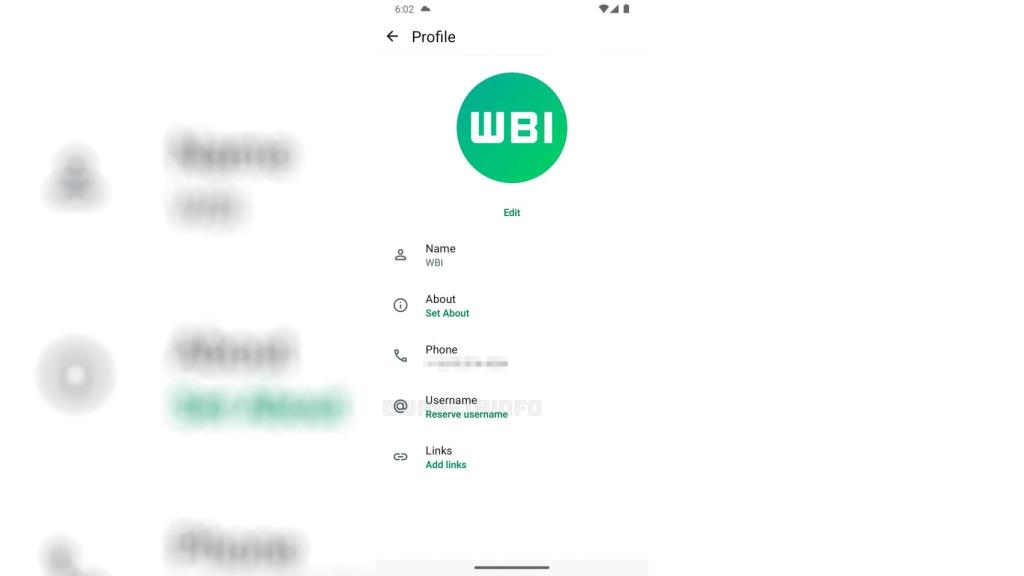 La reserva del nombre de usuario de WhatsApp