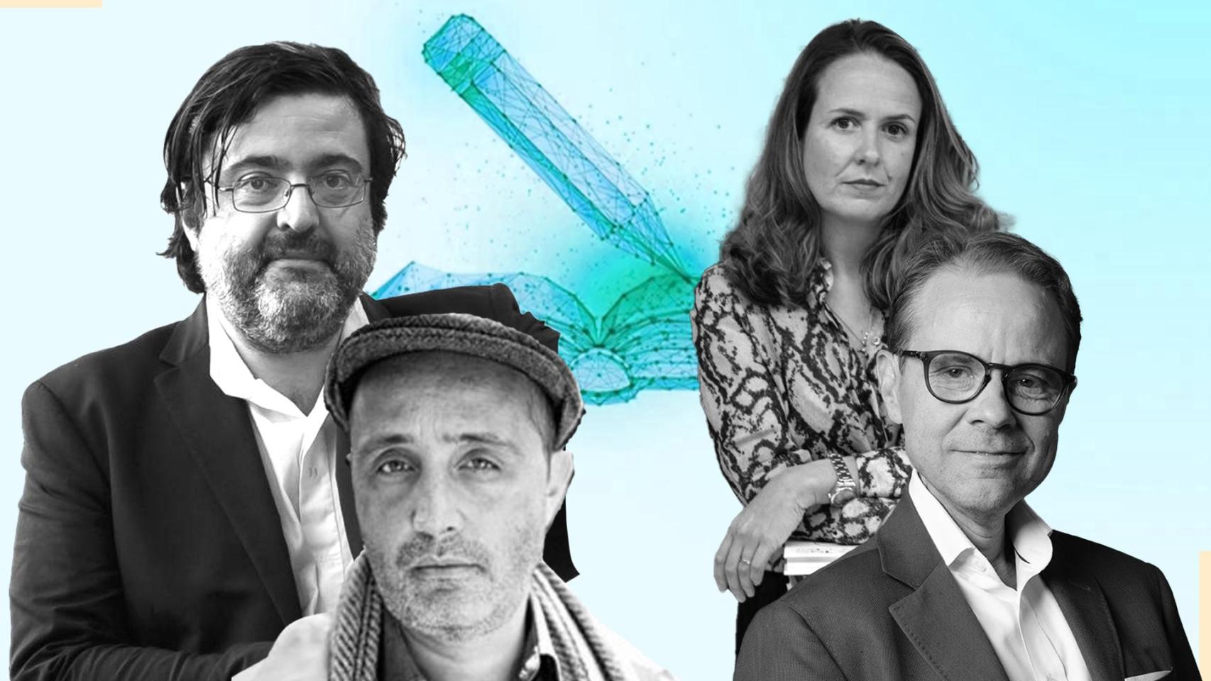 De izquierda a derecha: Miguel Aguilar, Piero Salabe, Clara Capitão y Aleksi Siltala.