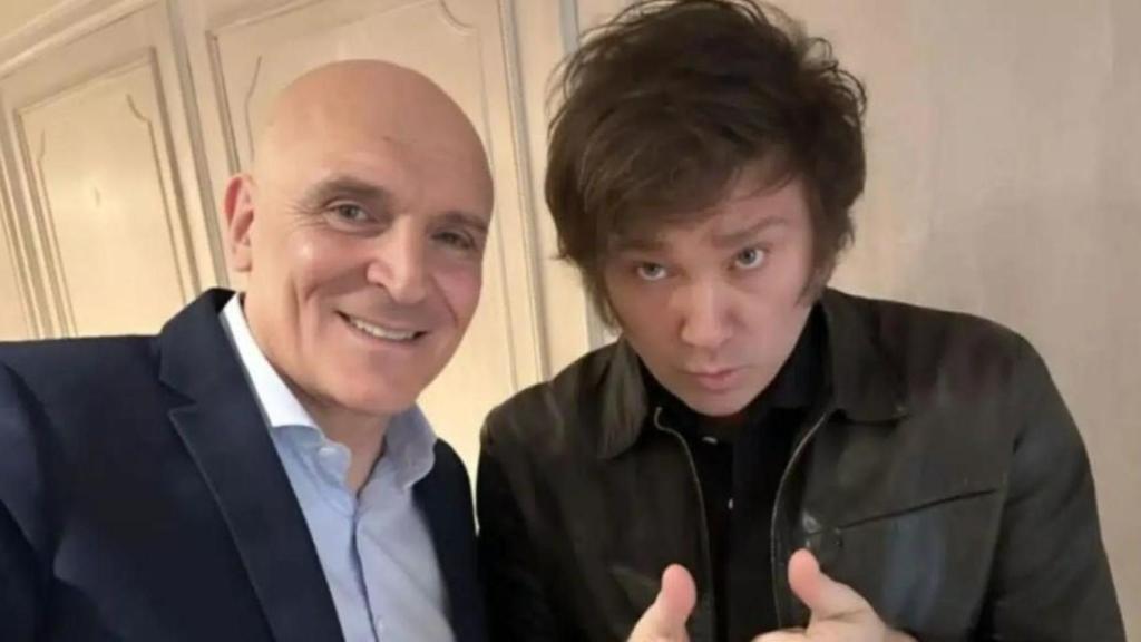 José Luis Espert junto a Javier Milei en una imagen de archivo.