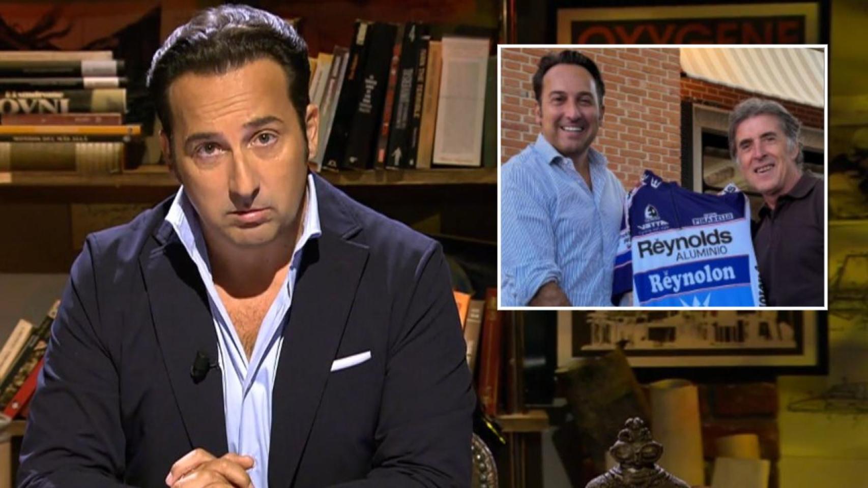 Iker Jiménez compartió hace unos días una foto de su encuentro con Perico Delgado.