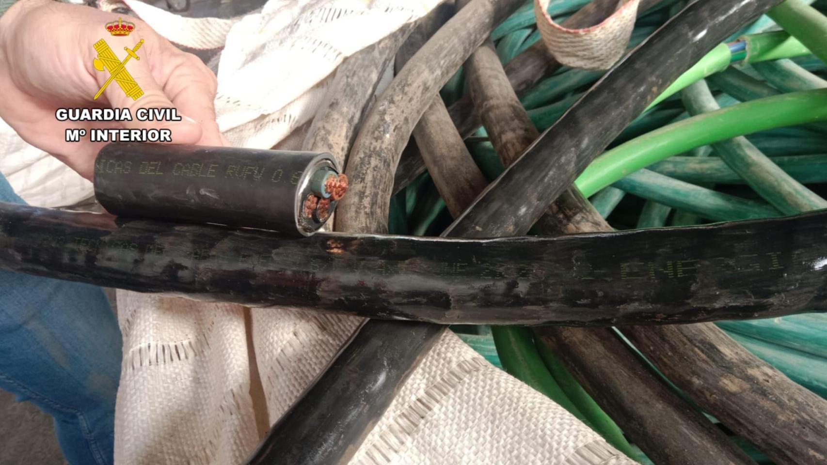 Cable de cobre robado en La Almolda