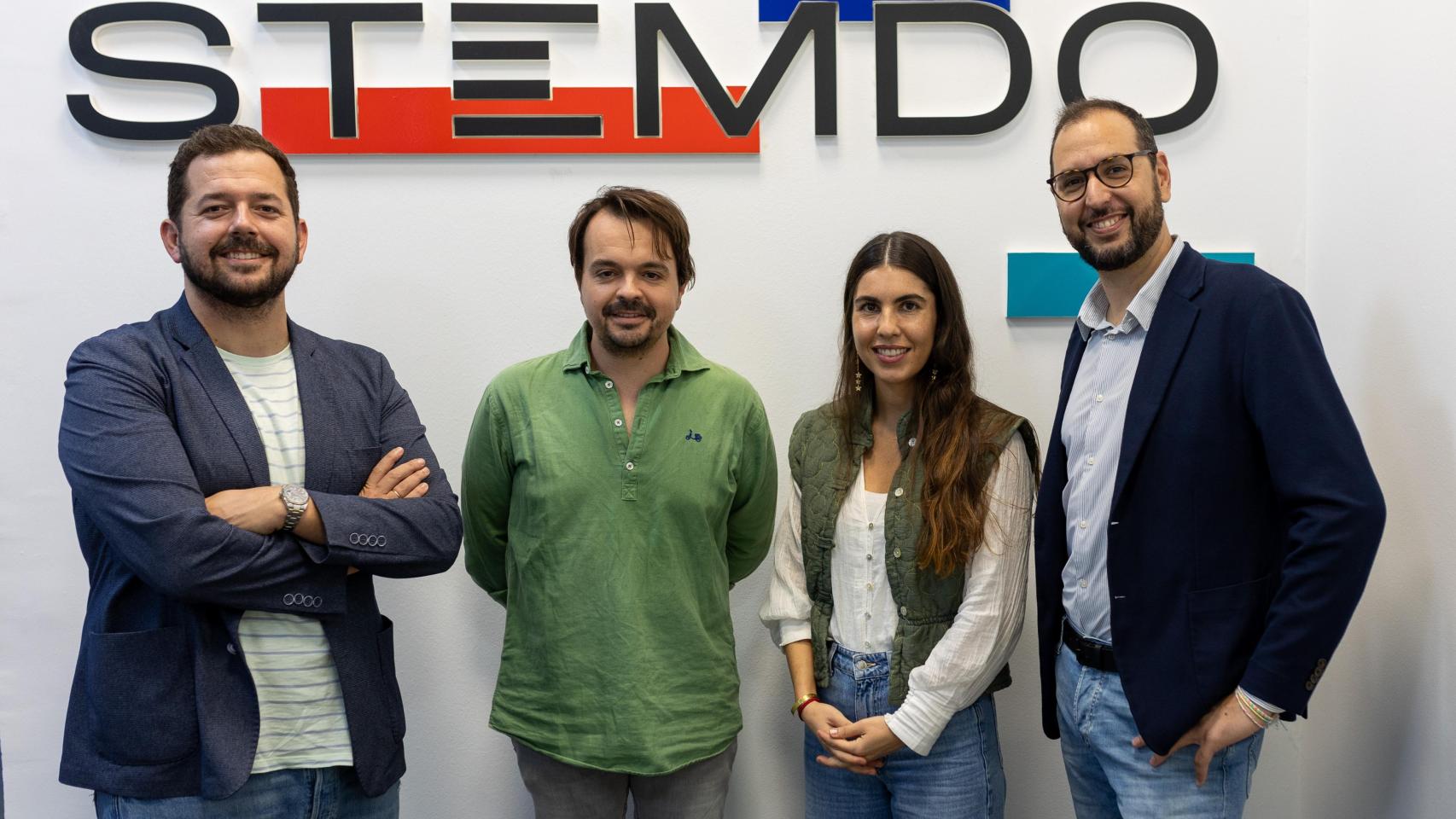 De izquierda a derecha: Alfredo Montilla, CEO; Nicolás Porras, COO; Nora Sarroca, People Director y Seddik Mahmah, CTO.