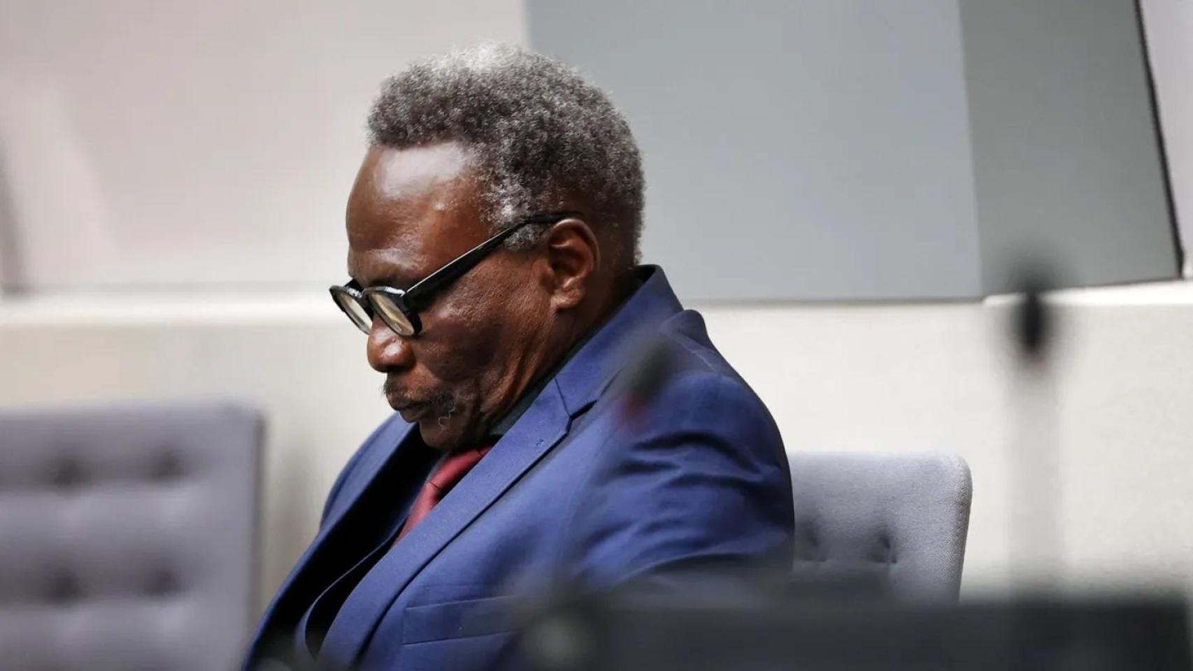 Ali Muhammad Ali Abd-Al-Rahman, conocido como Ali Kushayb, en una audiencia en la CPI.