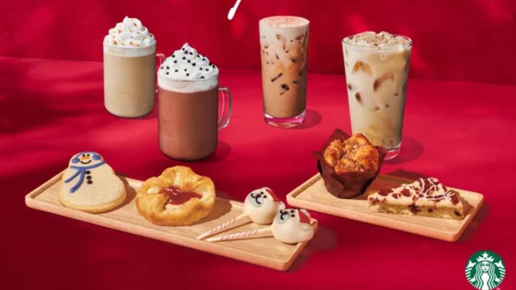 Starbucks reveló su menú navideño 2025 en Estados Unidos