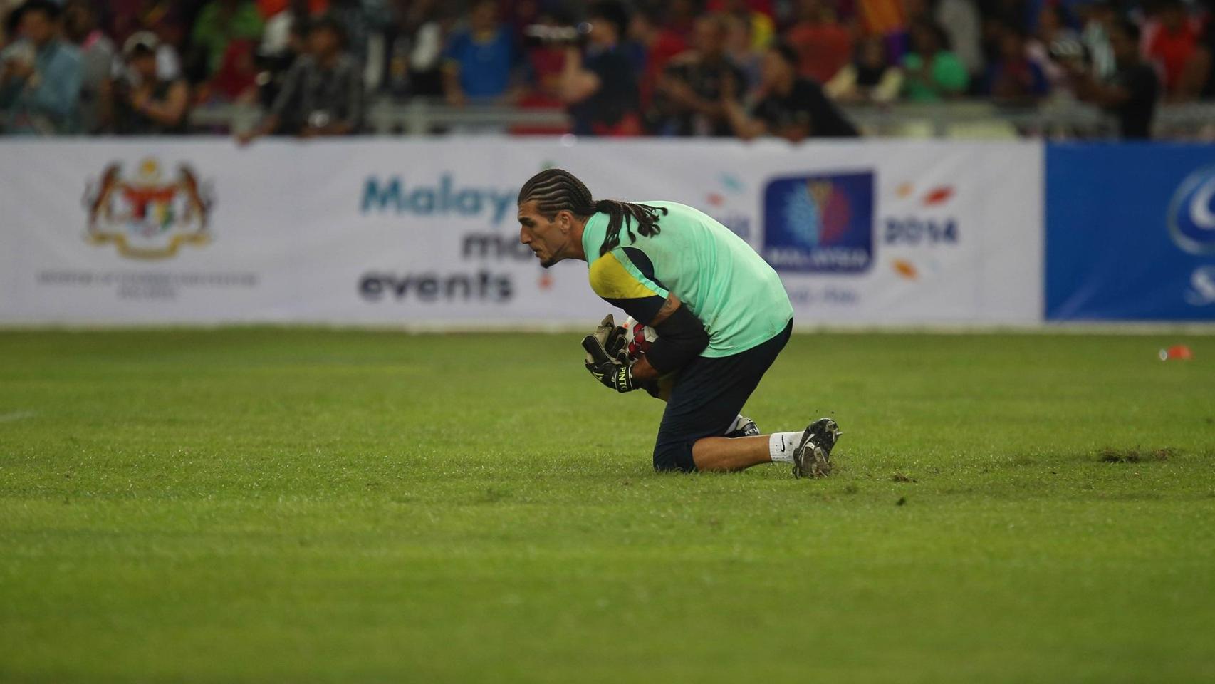 José Manuel Pinto colorado cuando era futbolista profesional