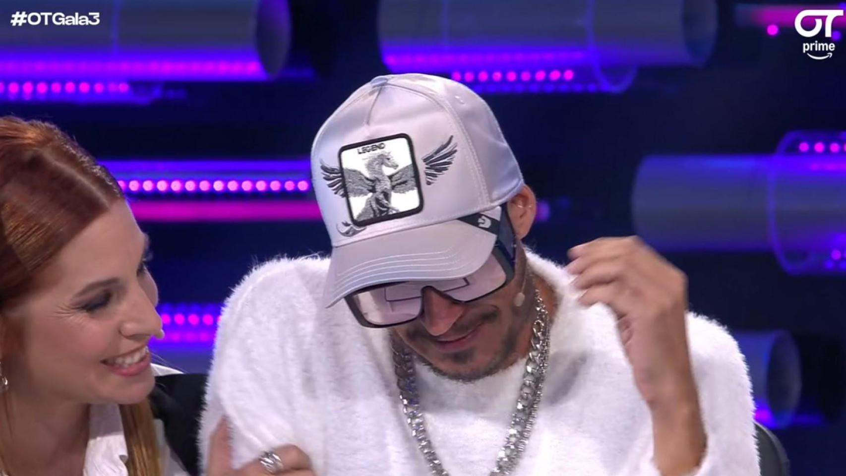 Guille Milkyway se emociona en la tercera gala de 'Operación Triunfo 2025'.