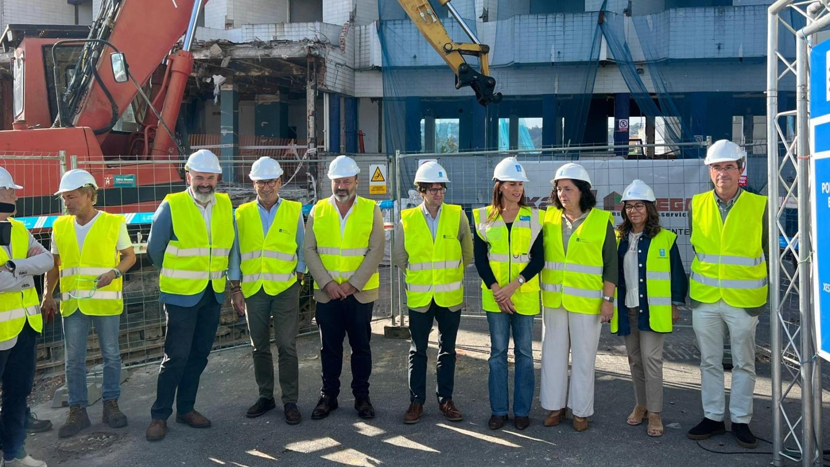 Visita de la conselleira de Vivenda,María Martínez Allegue, a las obras del Nuevo CHUAC.