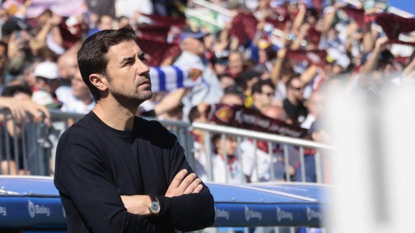 Gabi en el Real Zaragoza - Córdoba.